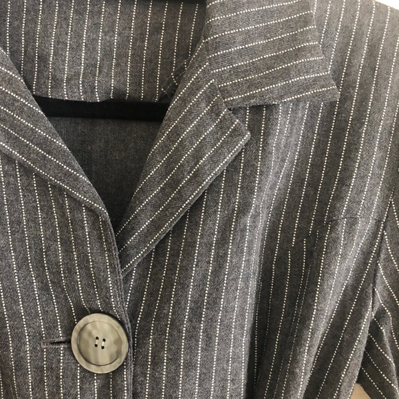 Vintage grey wabash stripe dress - Picture 6 of 9